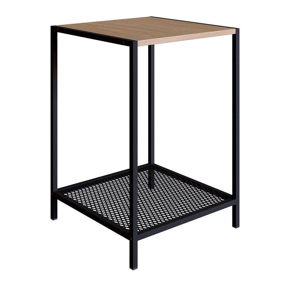 Mesa Lateral New 40 Cm Hanover E Preto - D'rossi - 1