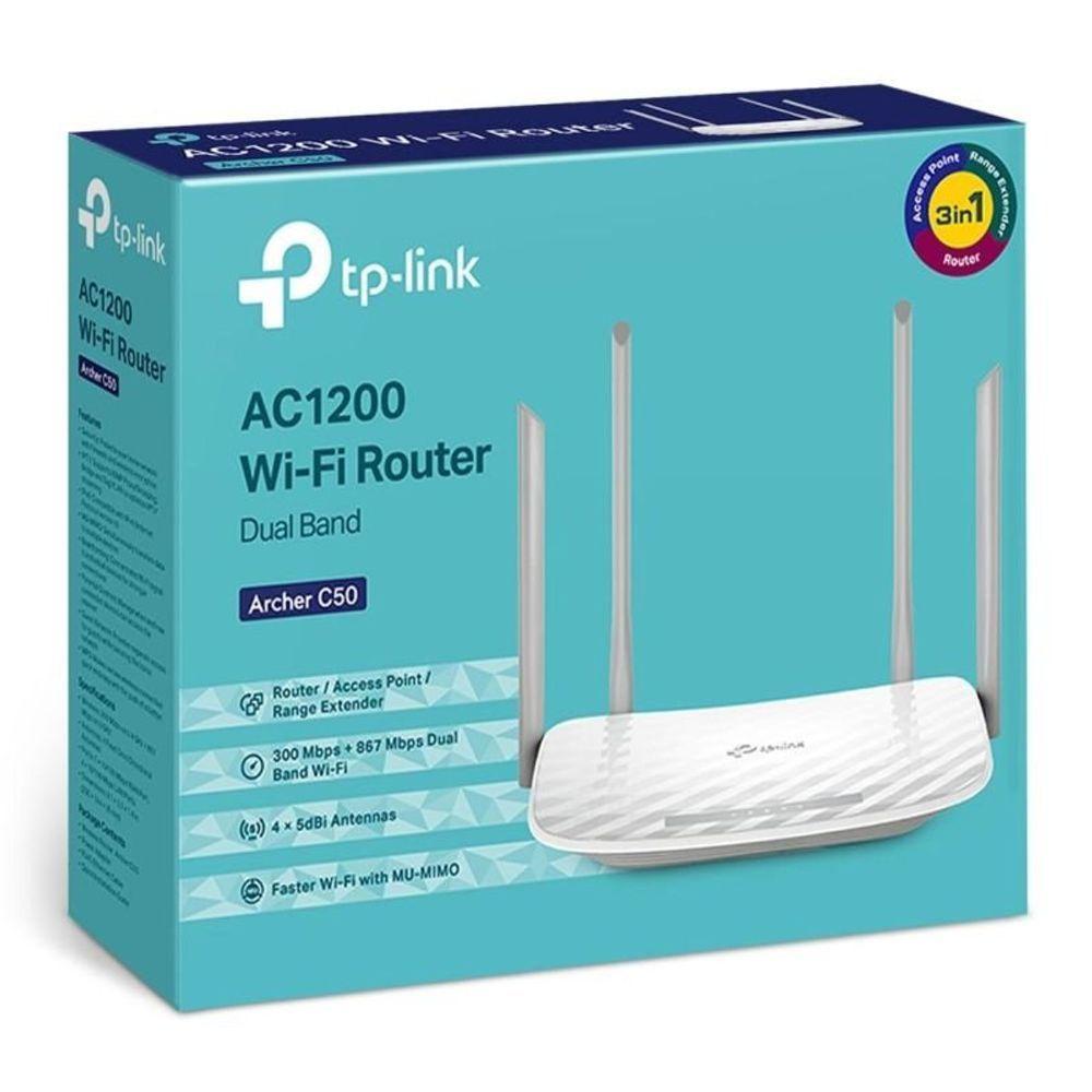 Roteador Wireless Tp Link Ac1200 Archer C50 Dual Band - 2