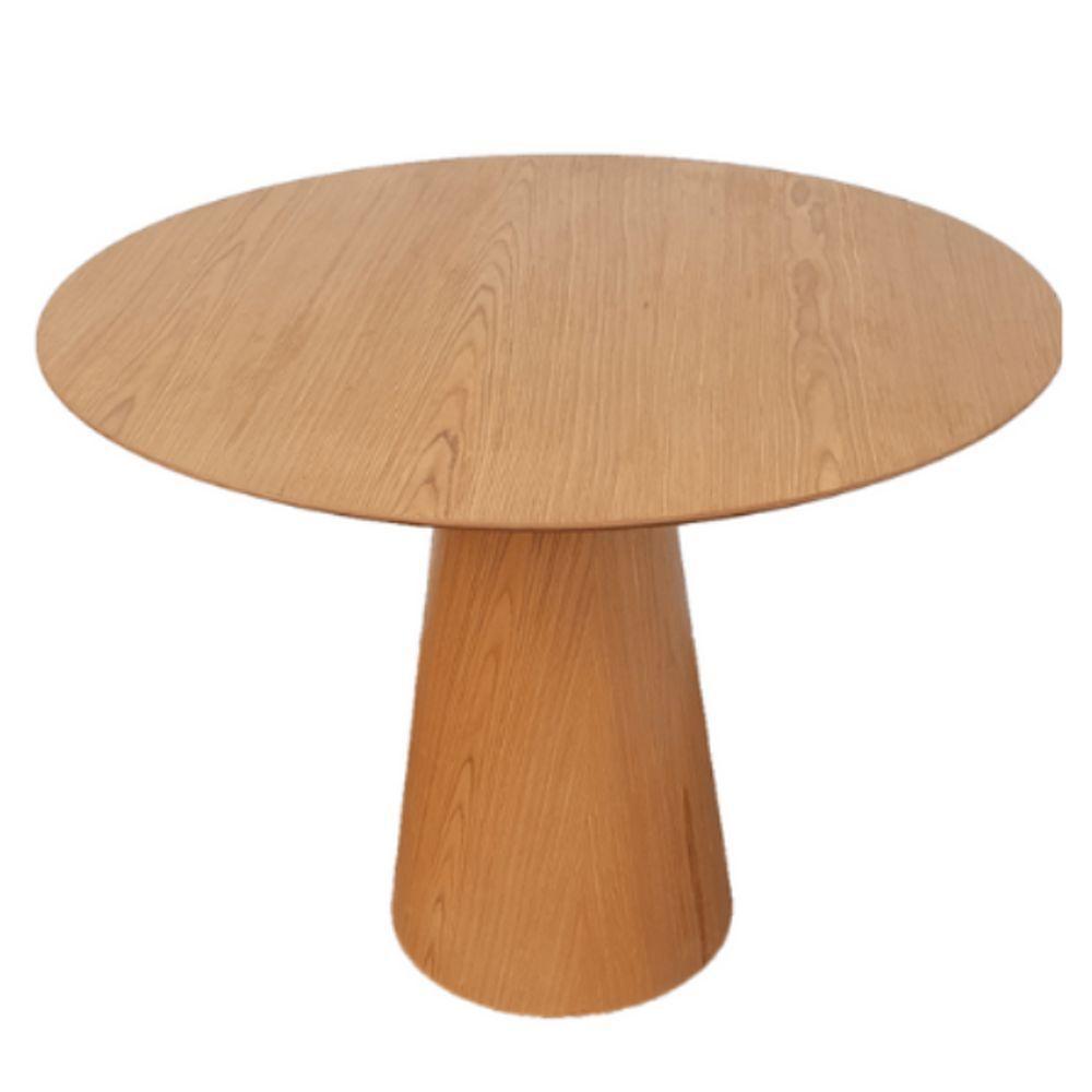 Mesa De Jantar Cone 150 Cm Base Madeira Freijó Tampo Freijó Marrom - 1