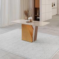 Mesa De Jantar Harpa Jcm Movelaria Off White 1,20 M - 2