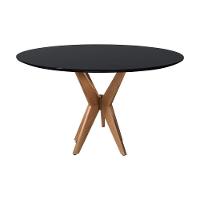 Mesas De Jantar Pandora Cor Preto Diâmetro 1,10m - 2