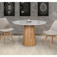 Mesas De Jantar Cone Cor Off White Diâmetro 90cm - 1