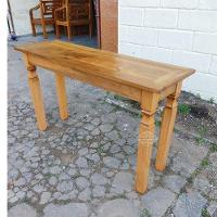 Mesa Em Madeira 130 X 40 Em Demolição Sudeste Rústico