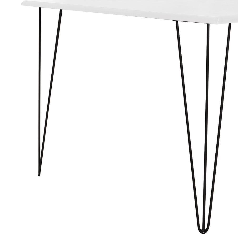 Mesa Elen Tampo Retangular 150 X 90 Cm De Madeira Branco New Green - Branco - 3