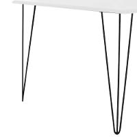 Mesa Elen Tampo Retangular 150 X 90 Cm De Madeira Branco New Green - Branco - 3