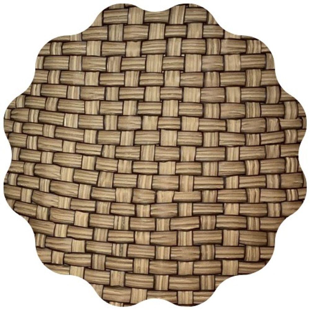 Mesa De Jantar Cone Oval 198x122 Cm Tampo Antíqua Base Fibra Sintética Cor Marrom - 4