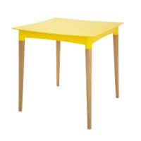 Mesa Tramontina Diana Polipropileno Amarelo Com Pernas De Ma - 1