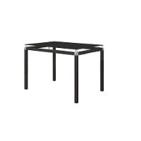 Jogo Mesa Cozinha 107 X 70cm 4 Cadeiras 118 Assento Preto - 3