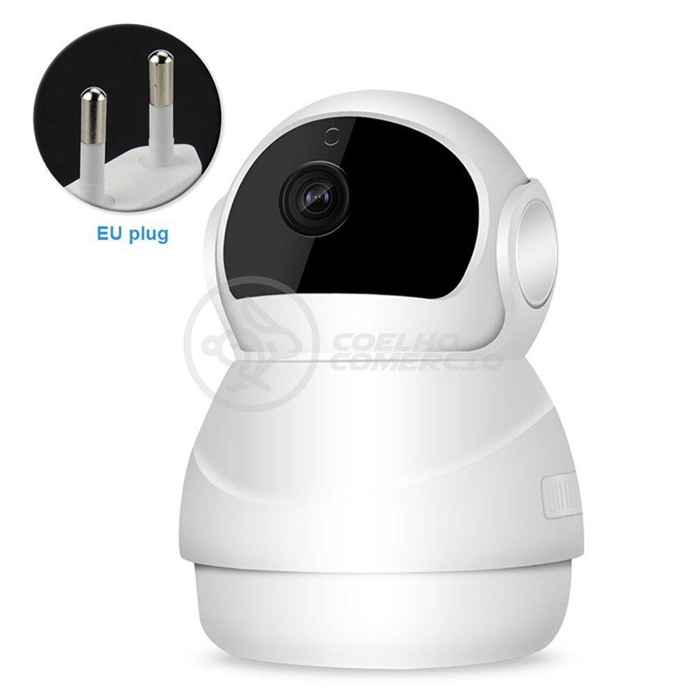 Câmera Ip C360 De Segurança Wifi 2 Antenas Robô Hd 1080P Sem Fio Jortan Áudio Visão Noturna - 8166Xp - 6