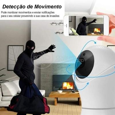 Câmera Ip C360 Segurança Wifi Hd 1080P Sem Fio 360º 8165Hp