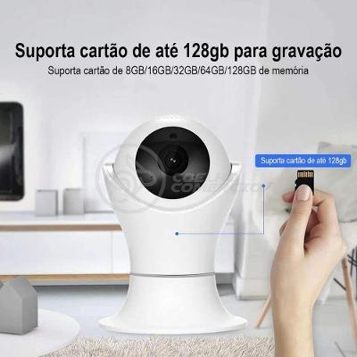 Câmera Ip C360 Segurança Wifi Hd 1080P Sem Fio 360º 8165Hp