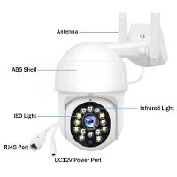 Câmera Segurança Wifi Ip Ptz Dome Auto Tracking Yoosee Ham - 5