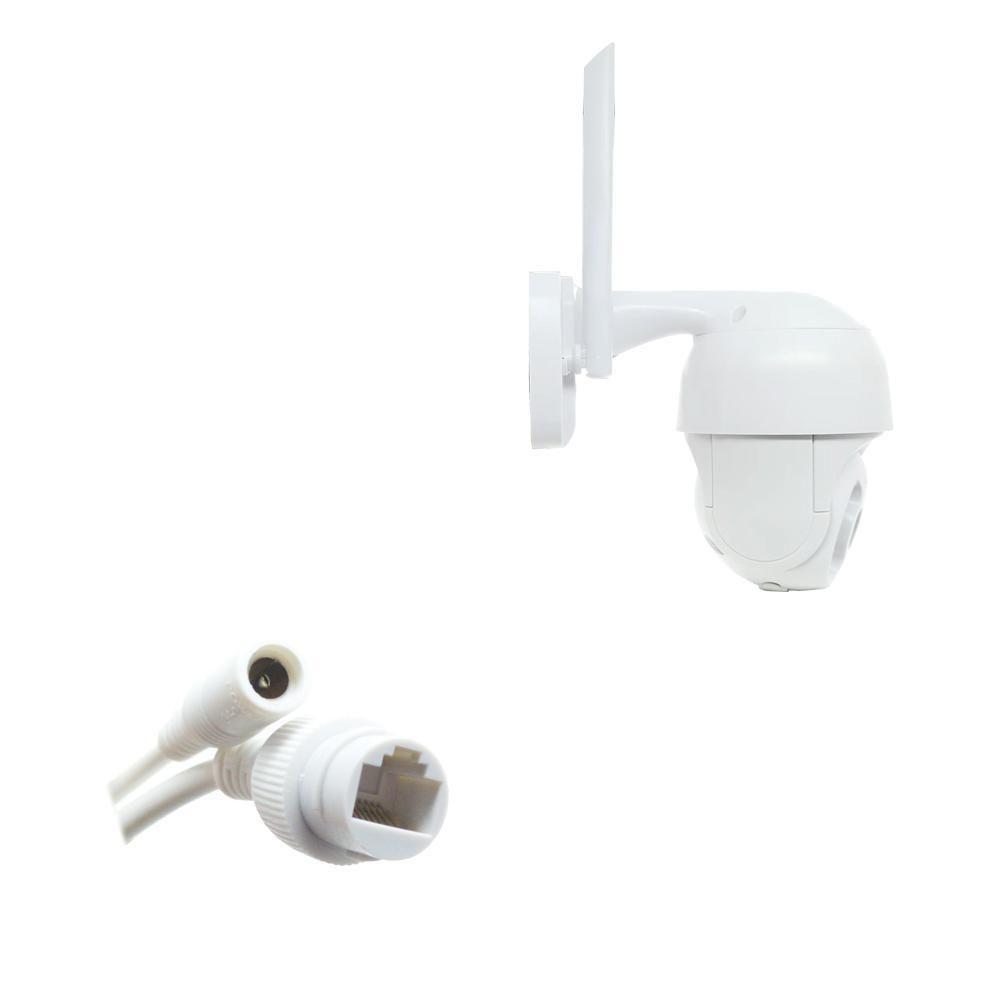 Câmera Segurança Wifi Smart Ip Áudio Infravermelho Abq-A8 - 2