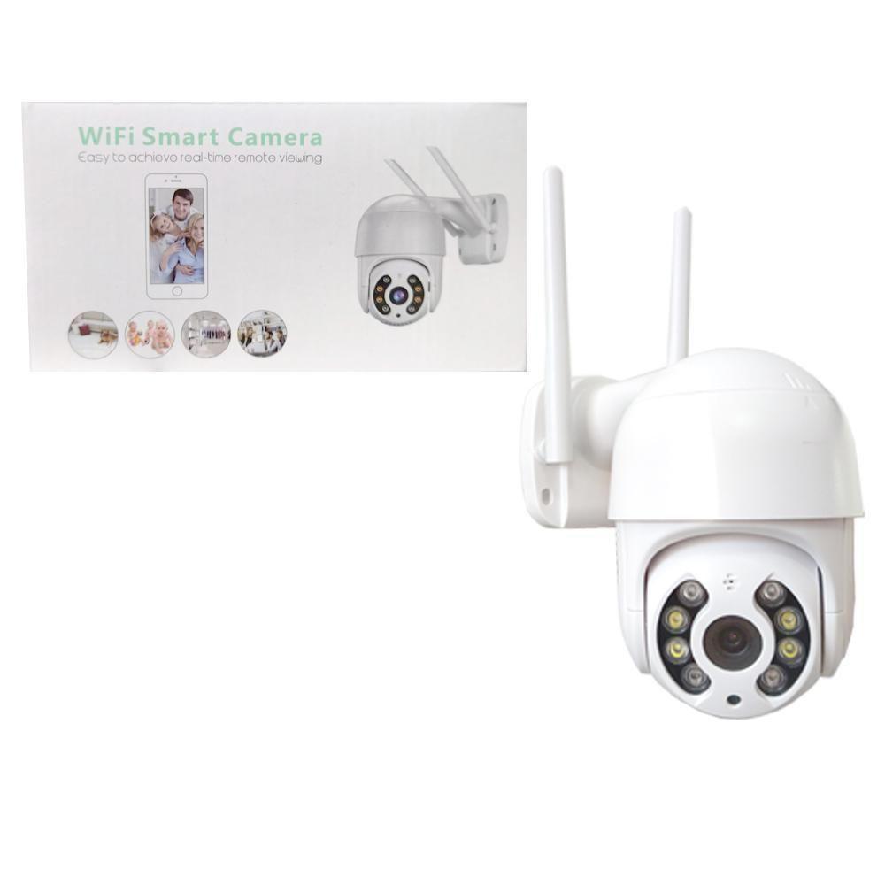 Câmera Segurança Wifi Smart Ip Áudio Infravermelho Abq-A8 - 6