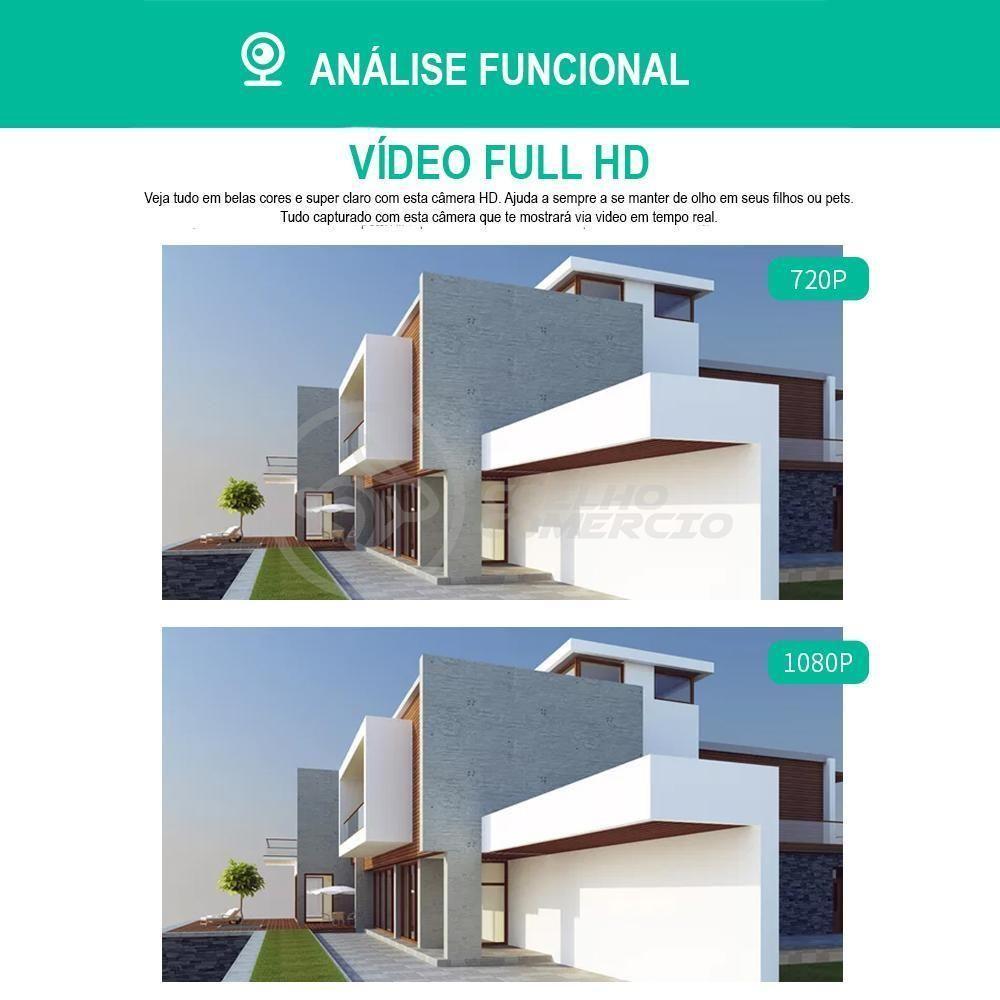 Câmera Ip Rotativa Speed Dome 355º Prova Dágua Wifi Hd 1080P - 3