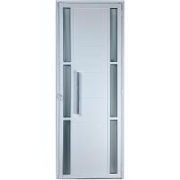 Porta De Alumínio c/Visor Duplo c/Puxador Esquerda Branco - 4