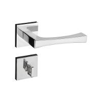 Fechadura Vivaldi Cromada Roseta Quadrada 40mm Pado Banheiro / Wc - 1