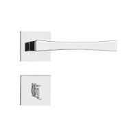 Fechadura Vivaldi Cromada Roseta Quadrada 40mm Pado Banheiro / Wc - 5