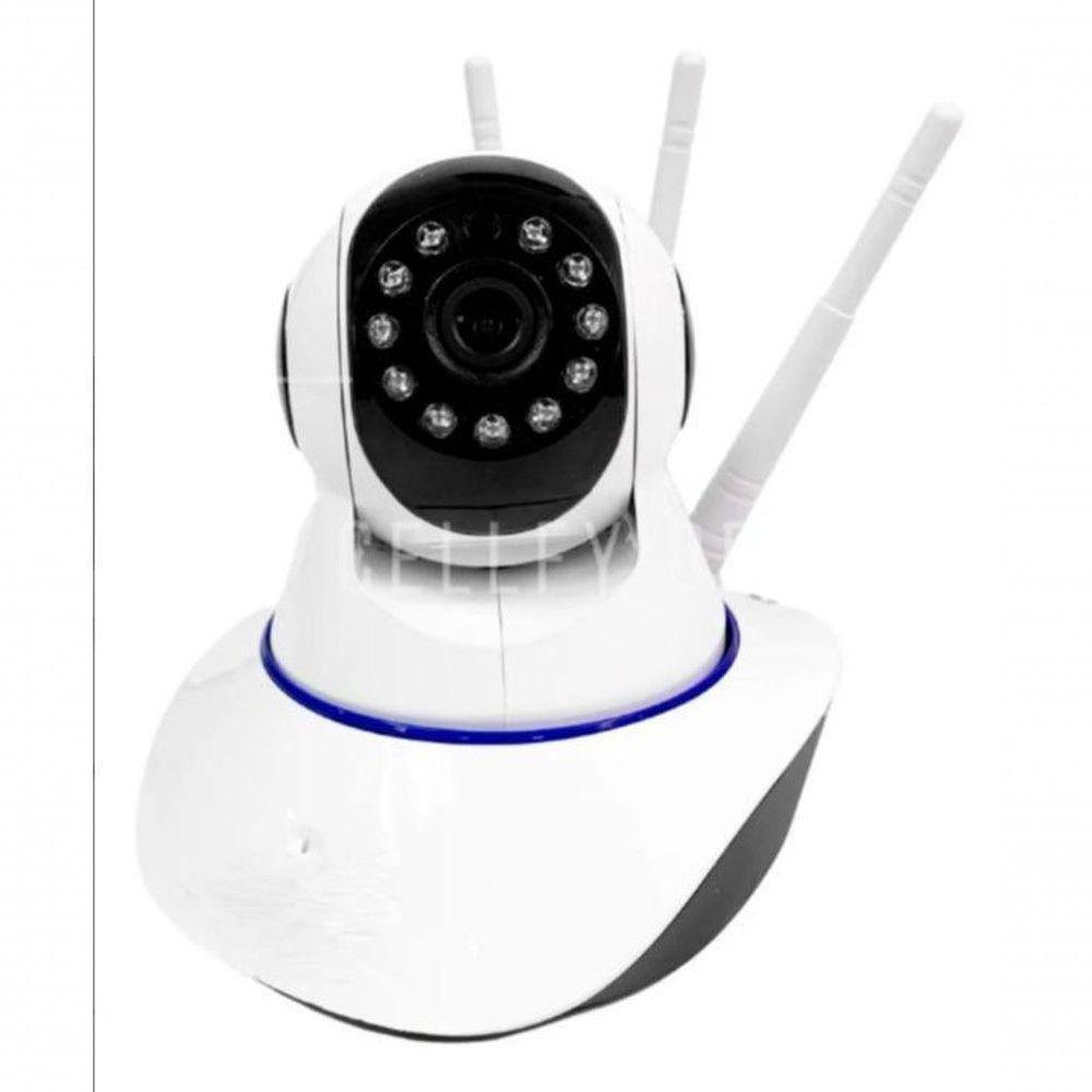 Camera Robo 3 Antenas Ip Wifi 360º App V380 Pro - 2