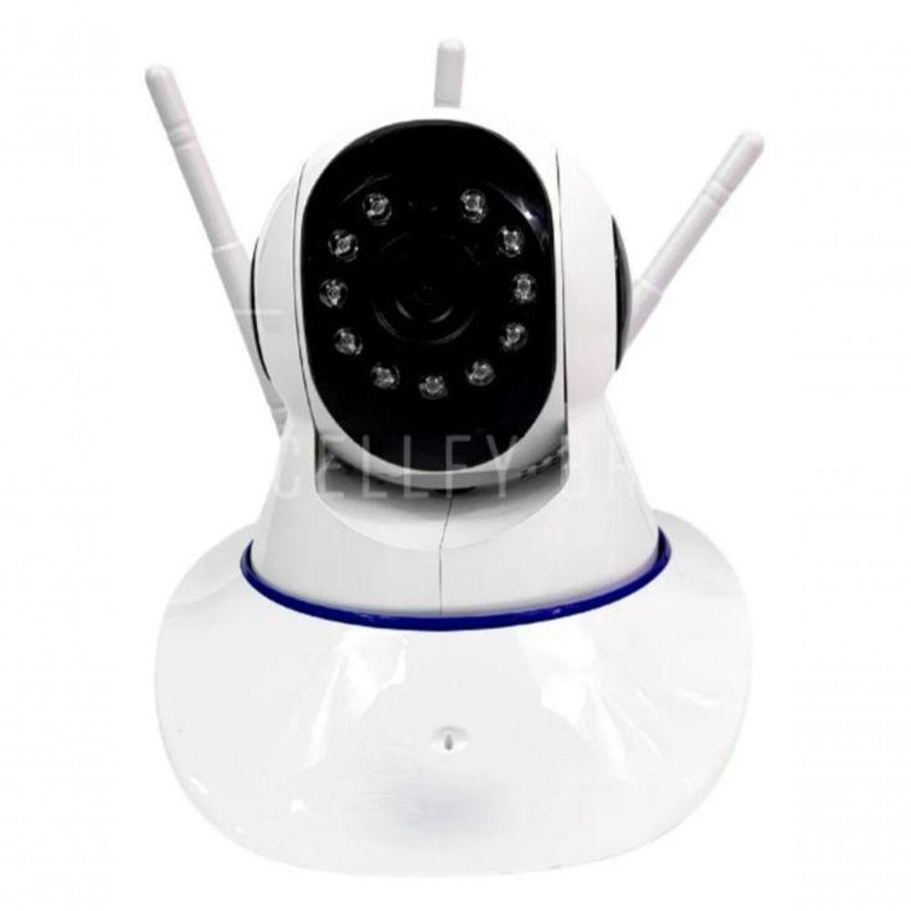 Camera Robo 3 Antenas Ip Wifi 360º App V380 Pro - 3