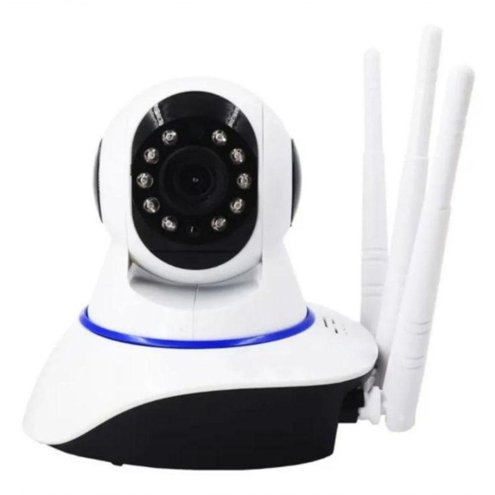 Camera Robo 3 Antenas Ip Wifi 360º App V380 Pro - 5