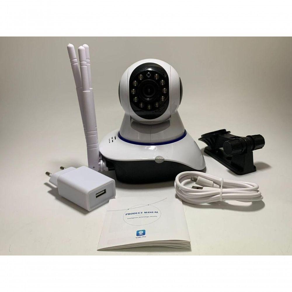 Camera Robo 3 Antenas Ip Wifi 360º App V380 Pro - 10