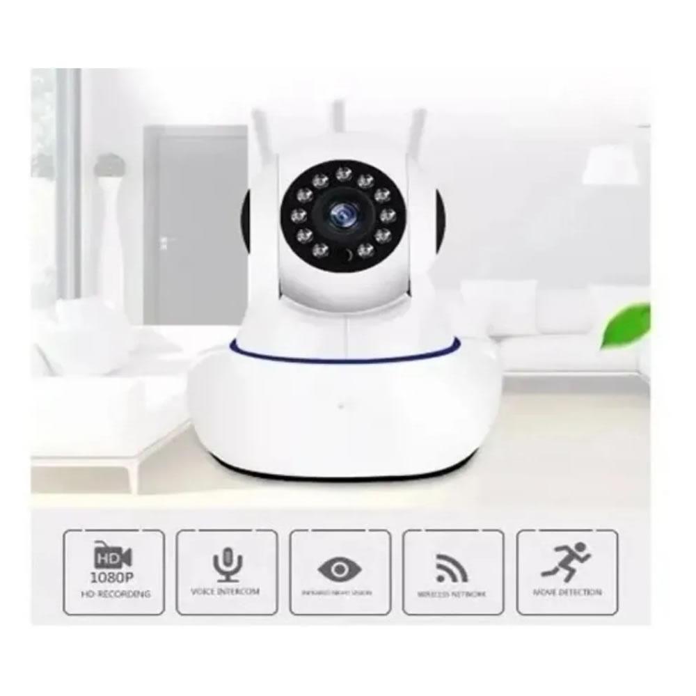 Camera Ip Wifi Hd Segurança Residencial Celular Ios Android - 5