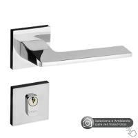Fechadura Sara Cromada Roseta Quadrada 40mm Pado Interna - 2