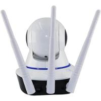 Câmera Ip 1.3Mp 720P Hd Wireless Wifi Audio Sd P2P Hd 3 Antenas . - 3