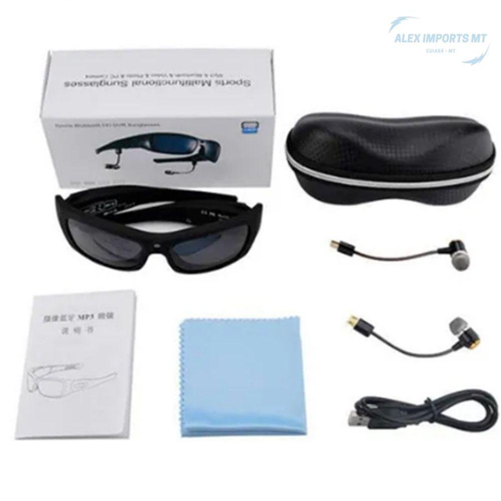 Camera Grava Video Oculos Grava Filma Bluetooth - 2