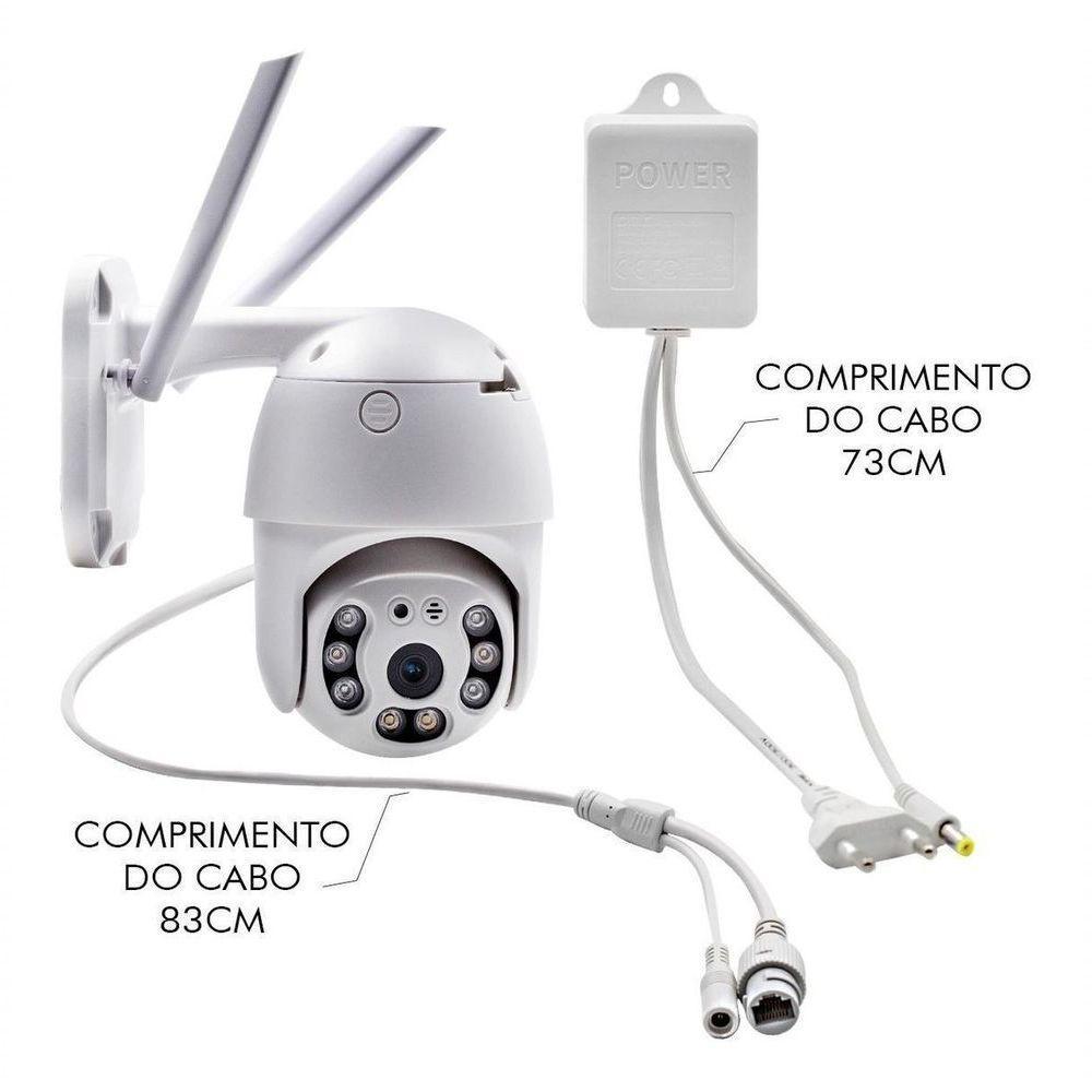 Câmera Ip Wifi Externa Ptz Full Hd 5 Mp Speed Dome - 5