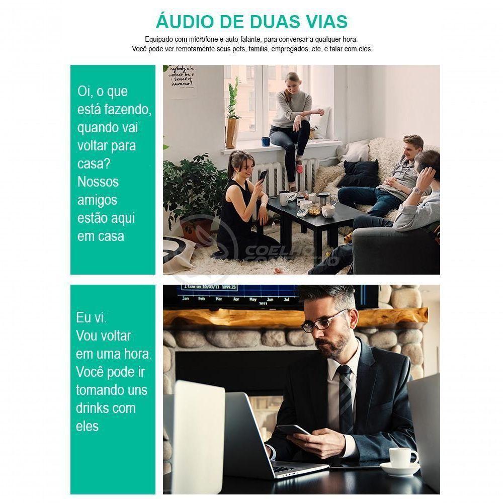 Câmera Ip Rotativa Speed Dome 355º Prova Dágua Wifi Hd 1080P - 3