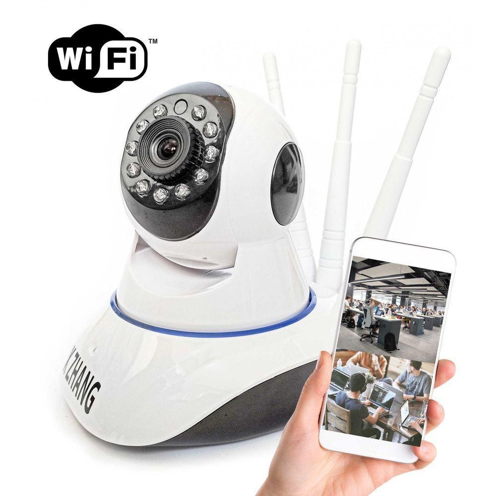 Câmera Ip Segurança Visão Noturna Hd Wifi Multidirecional - 5