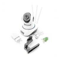 Câmera Ip Segurança Visão Noturna Hd Wifi Multidirecional