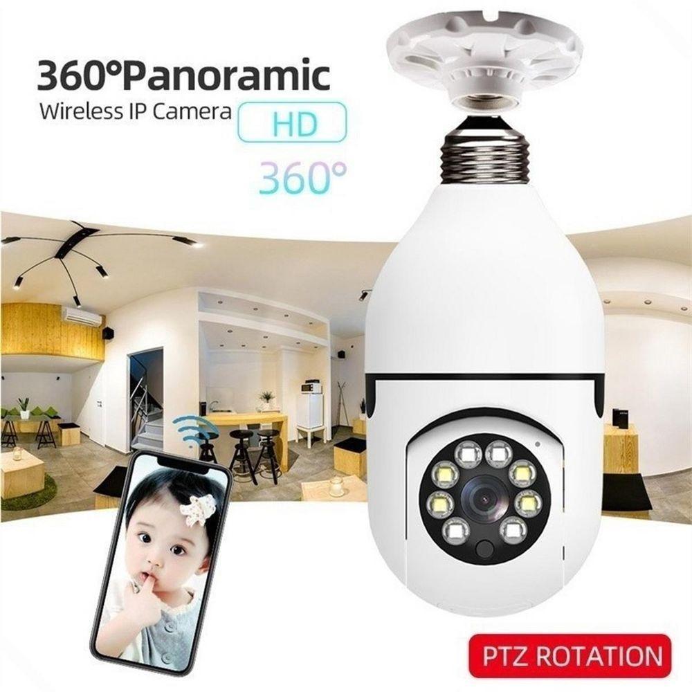Câmera Com Microfone Monitoramento Wi Fi Smart Led 360 - 5