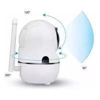 Câmera Ip Wifi Hd Áudio Visão Noturna Sensor Movimento