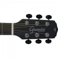 Violão Giannini Eletroacústico Dreadnought Folk Cutaway Aço - 2