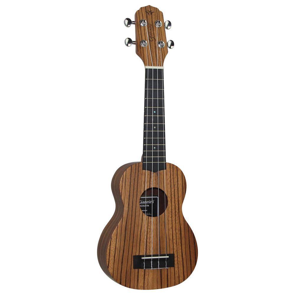Ukulele Soprano Acústico Com Bag Guk-21 Zw Zebra - 1