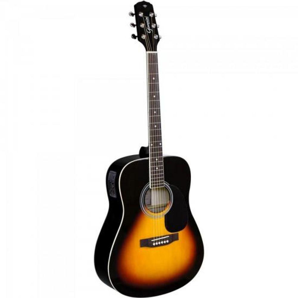 Violão Giannini Eletroacústico Dreadnought Folk Aço Gd-1 Vin - 1