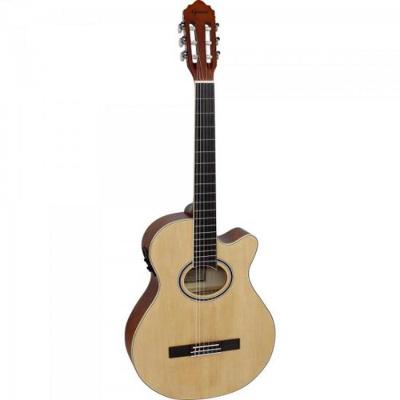 Violao Mini-jumbo Cutaway Nylon Gnf-1d Natural Giannini
