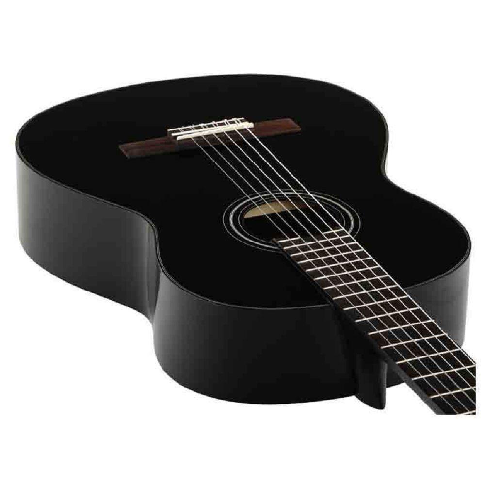 Violão Acústico Clássico Nylon C 40 Bl Preto Yamaha - 5