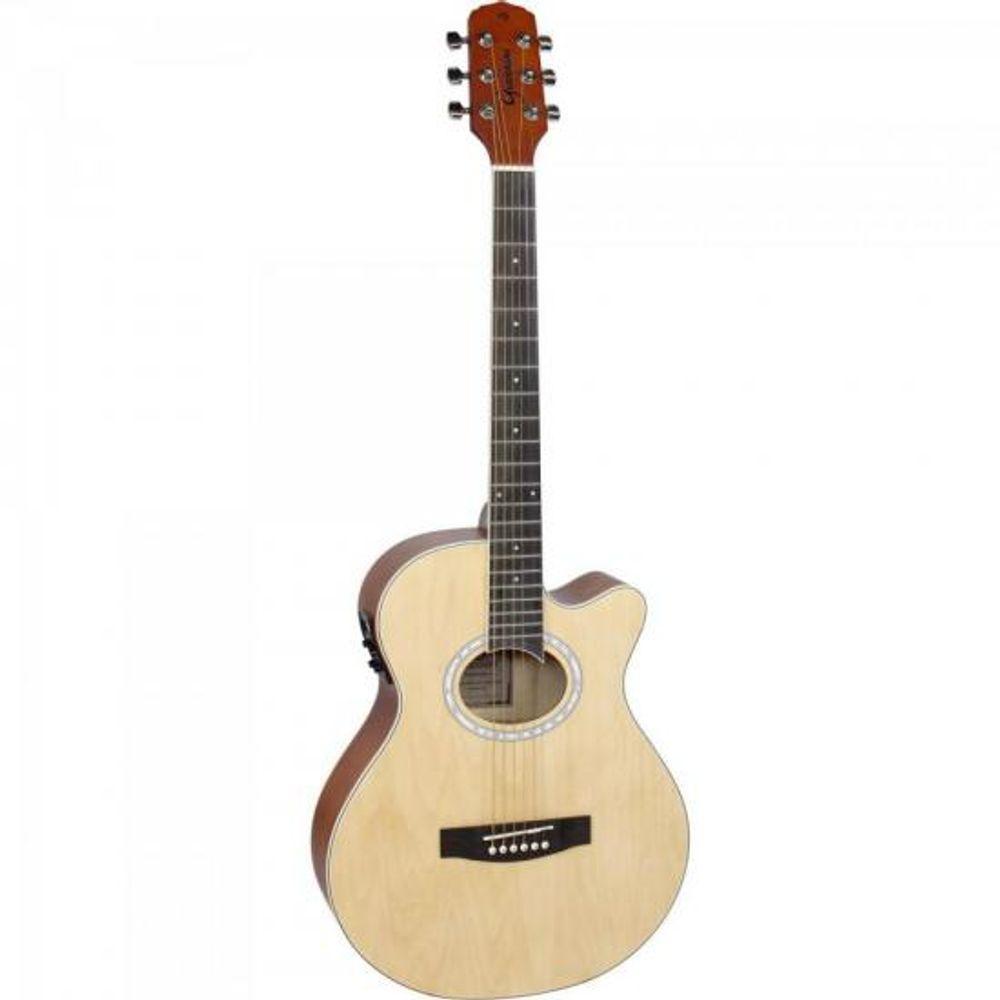 Violão Giannini Mini-jumbo Cutaway Aço Gsf-1d Natural Satin - 1