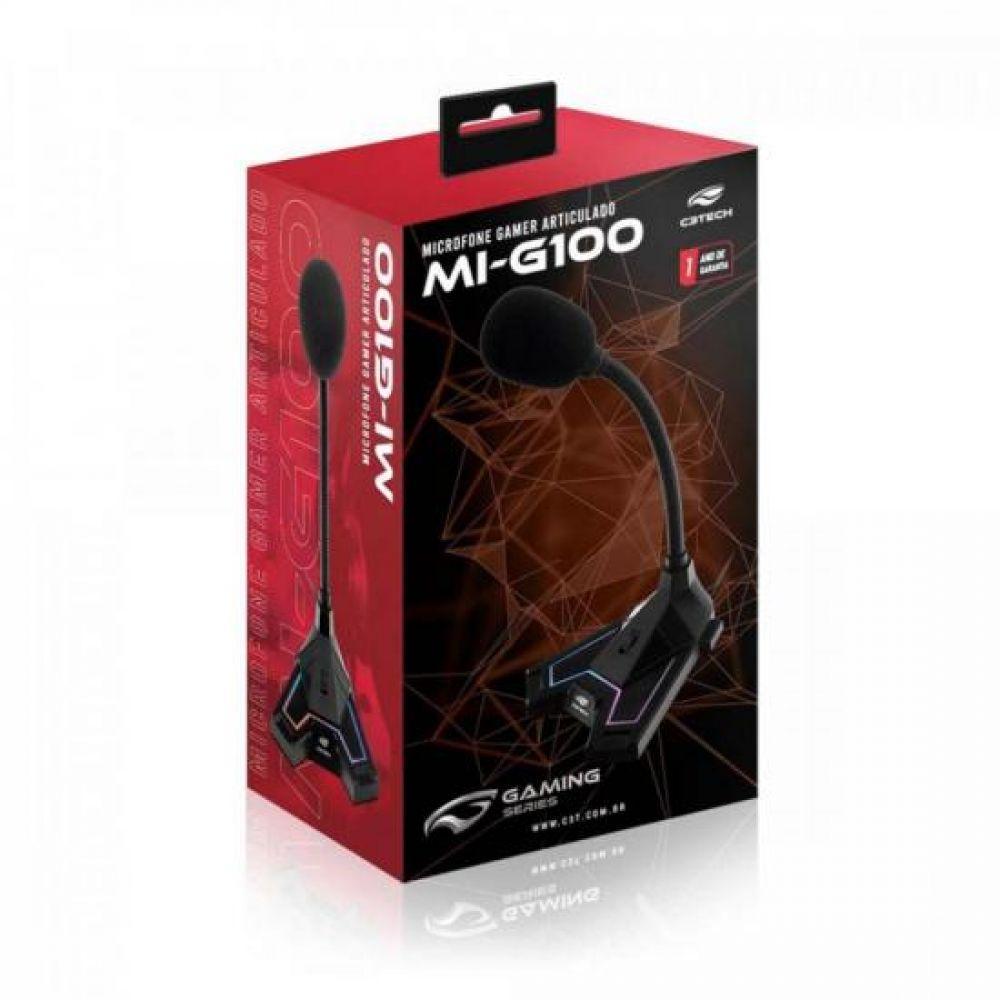 Microfone Gamer Usb Mi-g100bk C3tech - 4