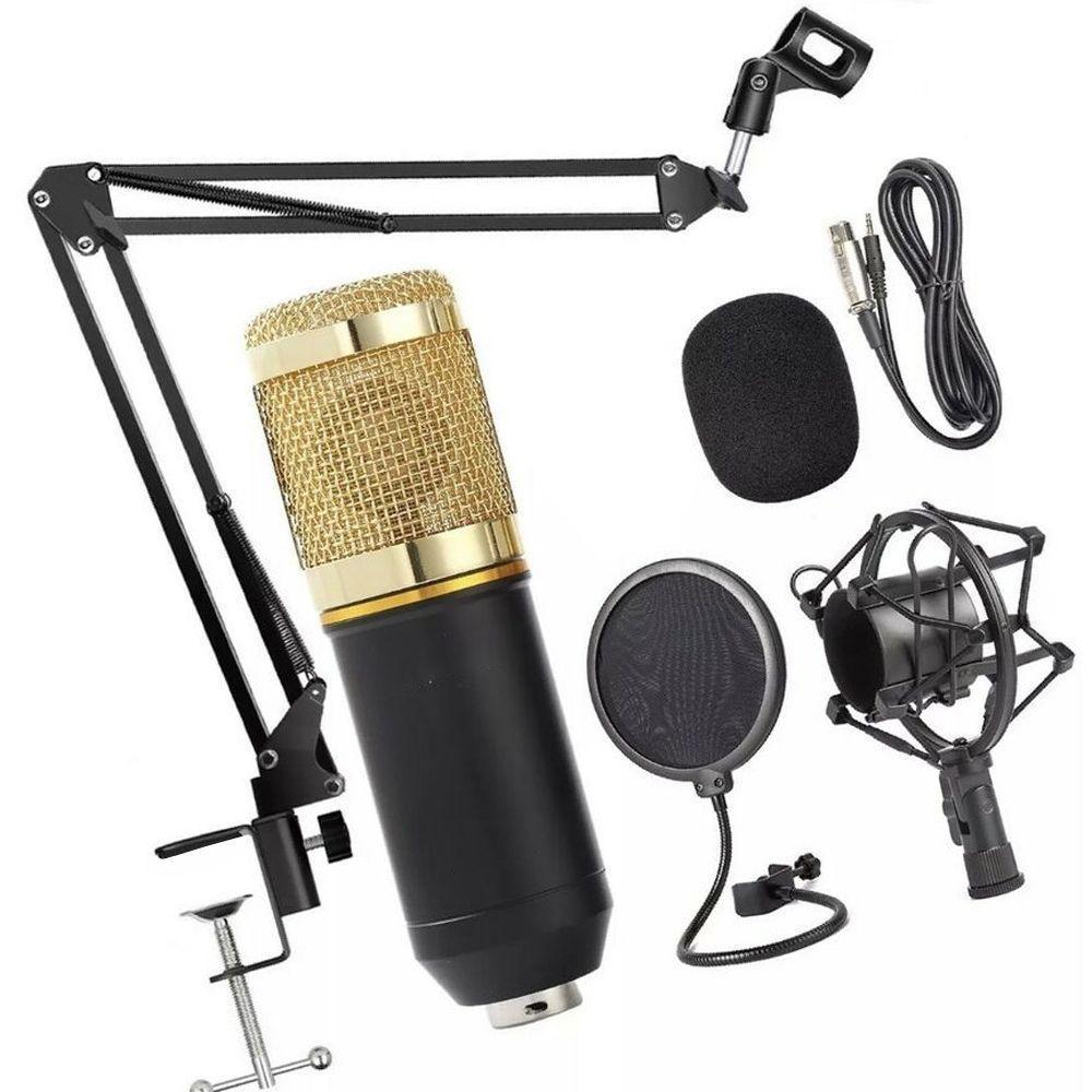 Kit Completo Microfone Bm800 com Mini Placa V8x Live Sound - 7