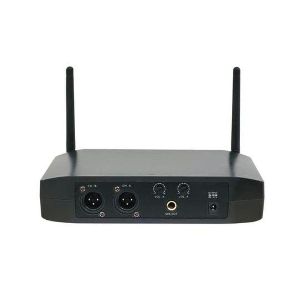 Microfone S/ Fio Duplo Ls902 Plus Digital Preto Leson - 5