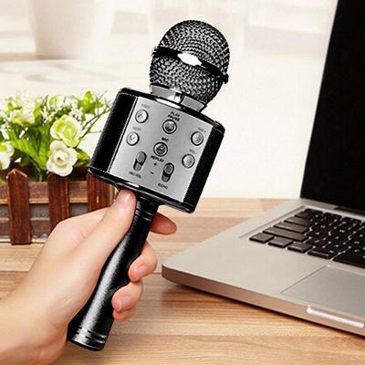 Microfone Bluetooth Wster Ws-858 Sem Fio Karaokê Handheld Al