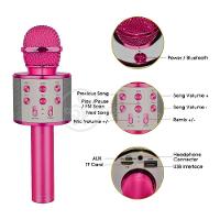 Microfone Bluetooth Show Toyng Rosa - 5