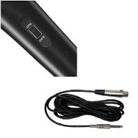 Microfone Dinâmico Profissional Mxt M-58 + Cabo 4 Metros - Preto - 1