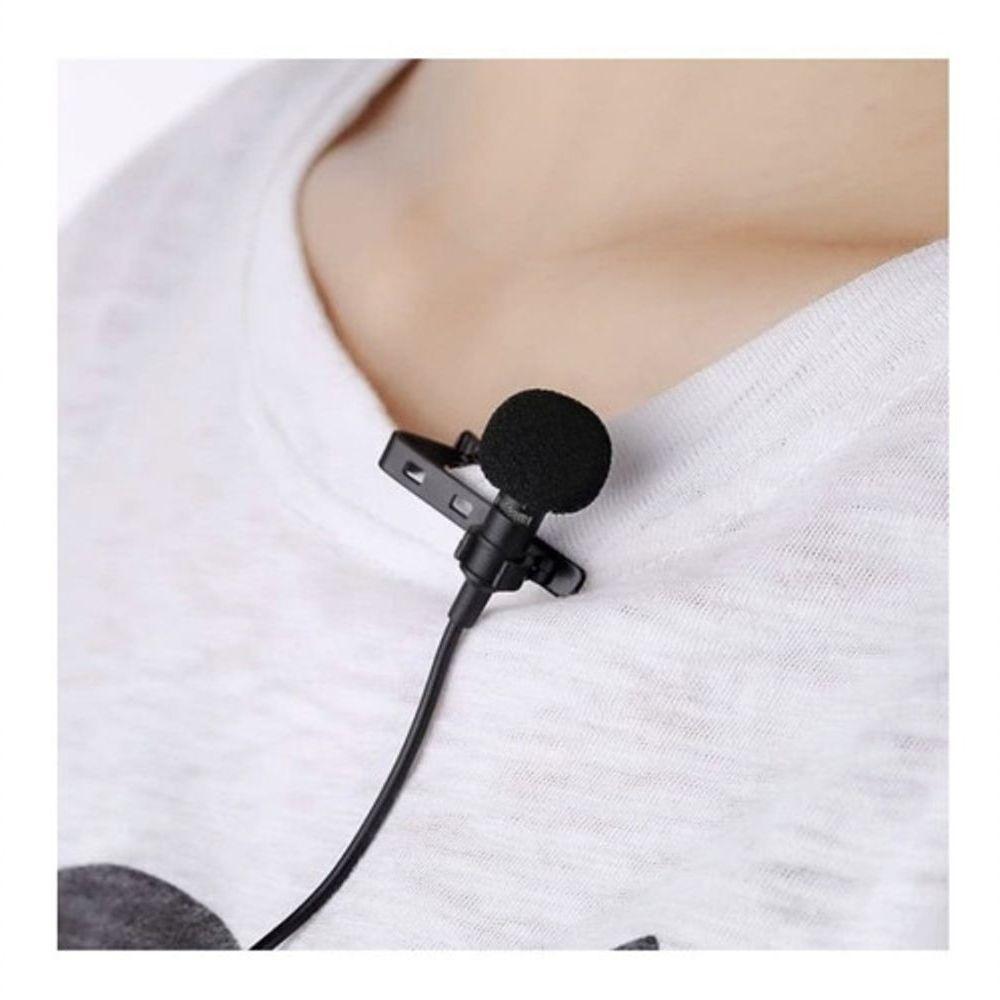 Mini Microfone De Lapela Com Presilha Omnidirecional - 1