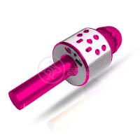Microfone Bluetooth Karaokê Sem Fio Rosa Escuro - 7